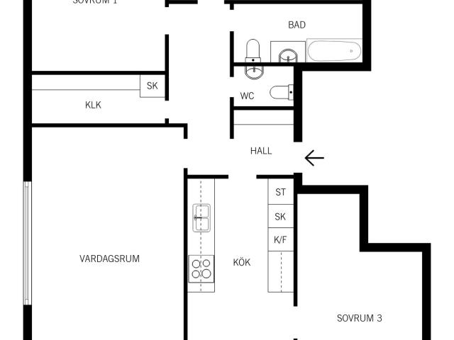 Bostadsrätt till salu i Huddinge, Stockholm