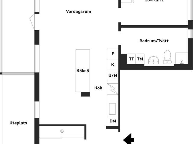 Bostadsrätt till salu i Hudiksvall, Gävleborg