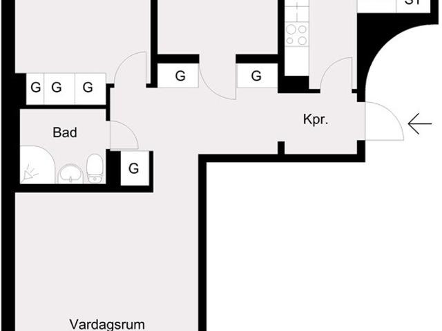 Bostadsrätt till salu i Kallhäll, Stockholm
