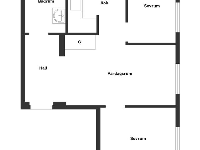 Bostadsrätt till salu i Söder, Jönköping