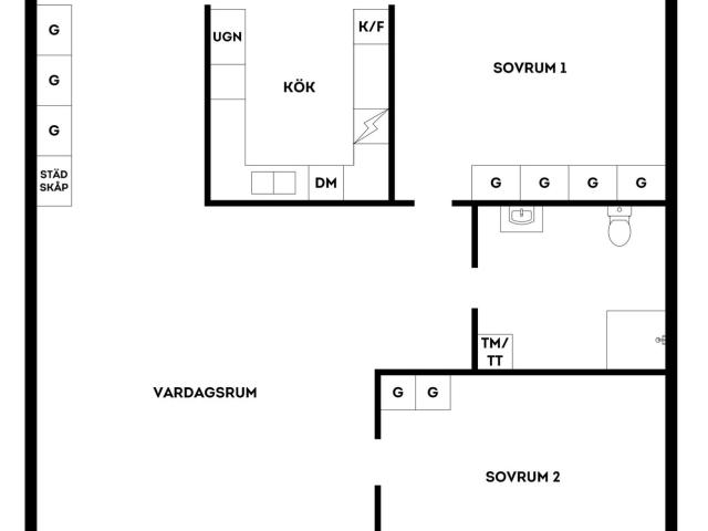 Bostadsrätt till salu i Kalmar
