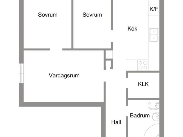 Bostadsrätt till salu i Östanås, Köping