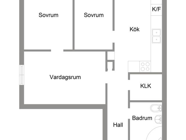Bostadsrätt till salu i Östanås, Köping