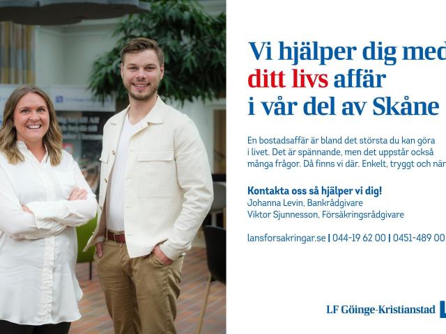 Bostadsrätt till salu i Skåne