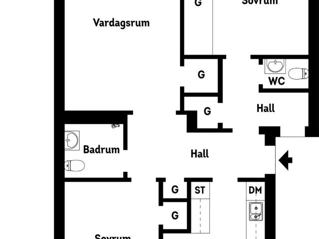 Bostadsrätt till salu i Kristinehamn, Värmland