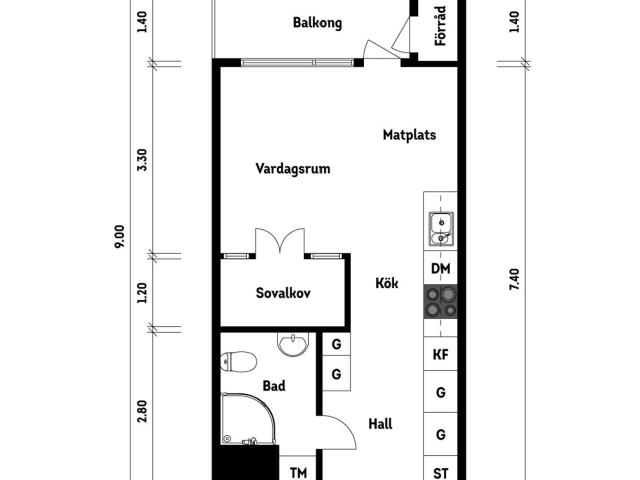 Bostadsrätt till salu i Kungsbacka, Halland