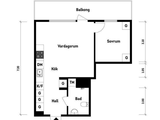 Bostadsrätt till salu i Kungsbacka, Halland