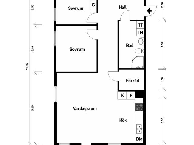 Bostadsrätt till salu i Kungsbacka, Halland
