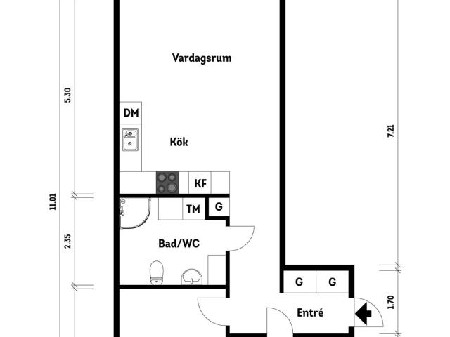 Bostadsrätt till salu i Kungsbacka, Halland