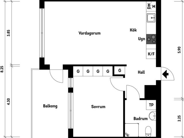 Bostadsrätt till salu i Voxlöv, Hallands län