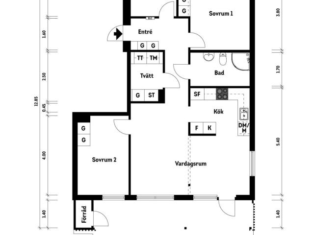 Bostadsrätt till salu i Kungsbacka, Halland