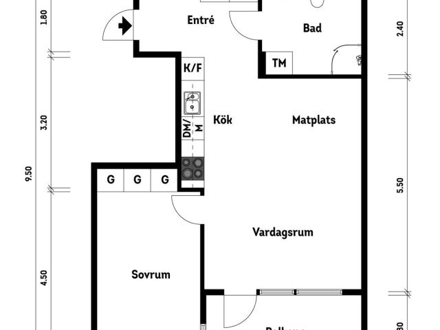 Bostadsrätt till salu i Kungsbacka, Halland