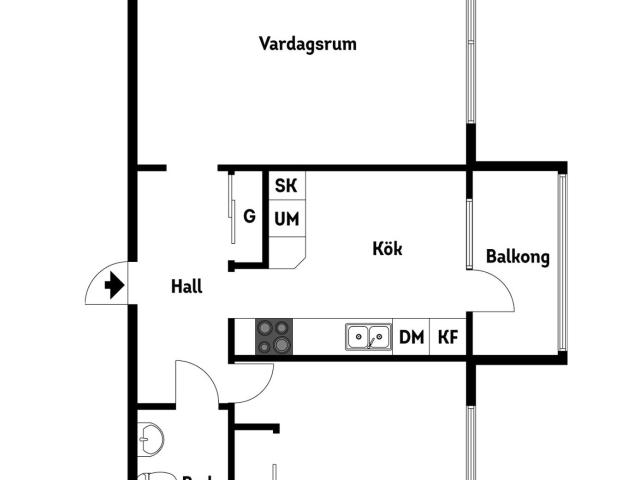 Bostadsrätt till salu i Kungsbacka, Halland