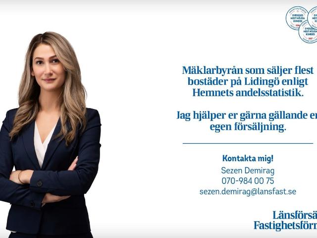 Bostadsrätt till salu i Lidingö, Stockholm