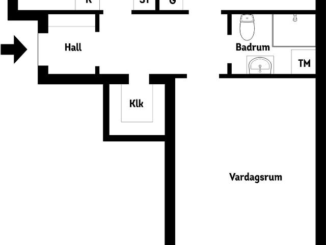 Bostadsrätt till salu i Öster, Lund