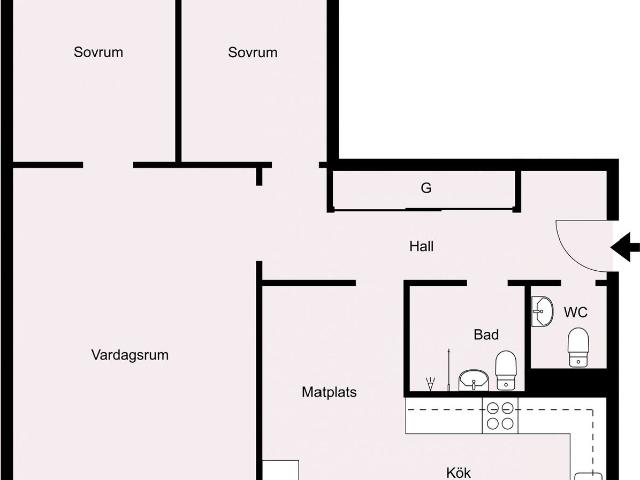 Bostadsrätt till salu i Malmö, Skåne
