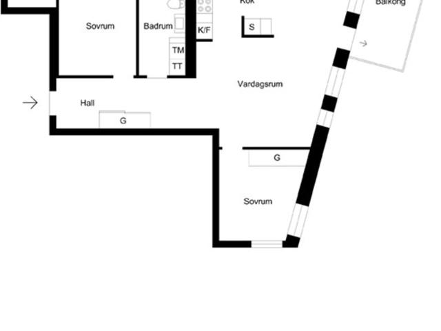 Bostadsrätt till salu i Malmö, Skåne