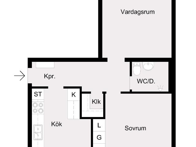 Bostadsrätt till salu i Malmö, Skåne