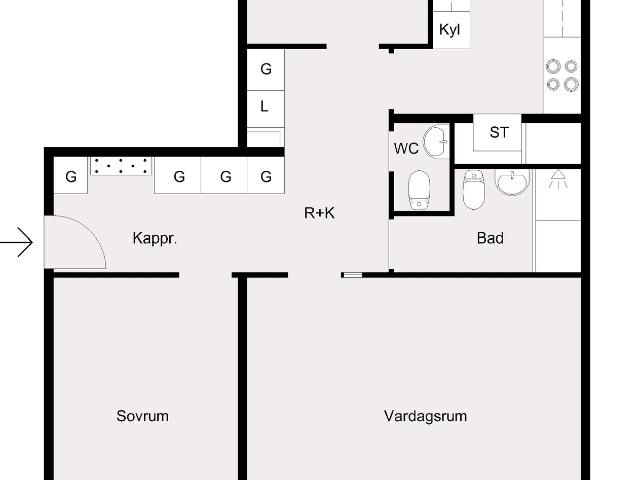 Bostadsrätt till salu i Malmö, Skåne