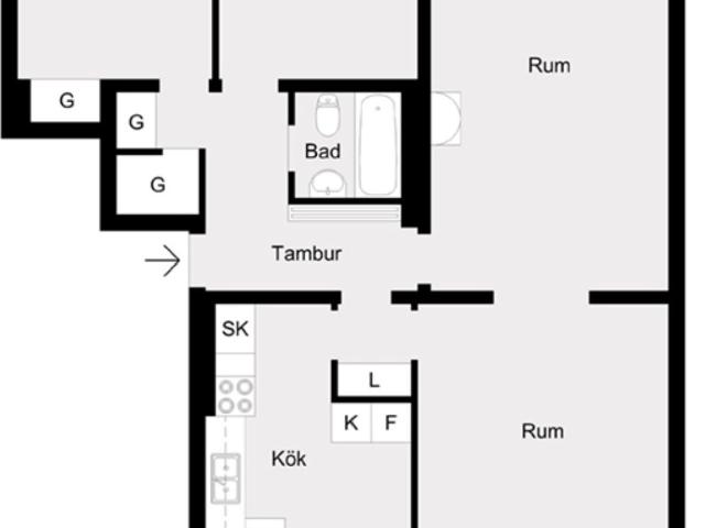 Bostadsrätt till salu i Innerstaden, Malmö