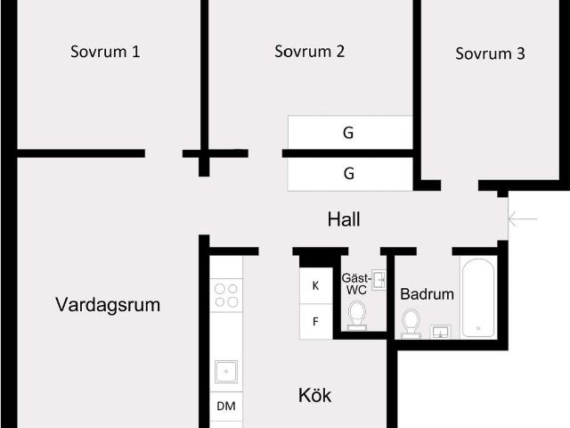 Bostadsrätt till salu i Malmö, Skåne