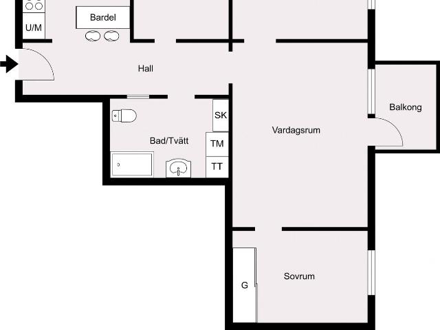 Bostadsrätt till salu i Malmö, Skåne