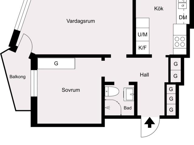 Bostadsrätt till salu i Innerstaden, Malmö