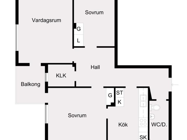 Bostadsrätt till salu i Märsta, Stockholms län