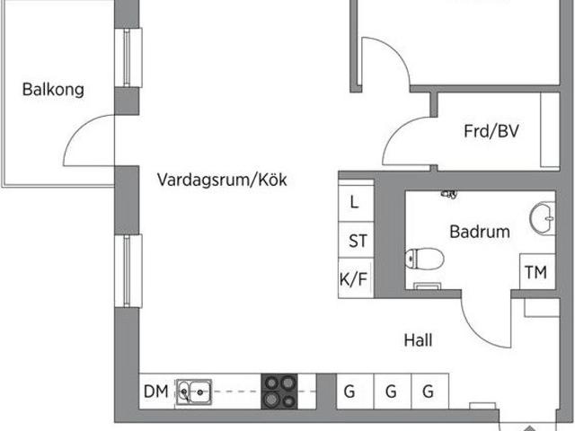Bostadsrätt till salu i Märsta, Stockholm