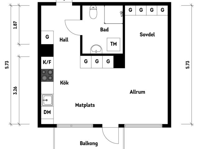Bostadsrätt till salu i Mölndal, Västra Götaland