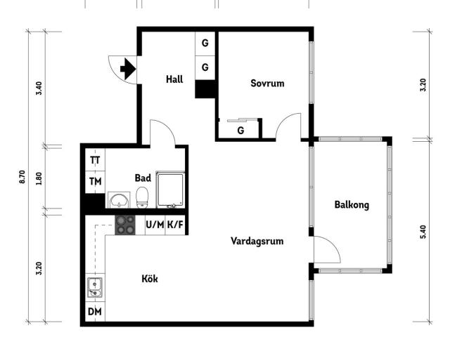 Bostadsrätt till salu i Pedagogen Park, Mölndal
