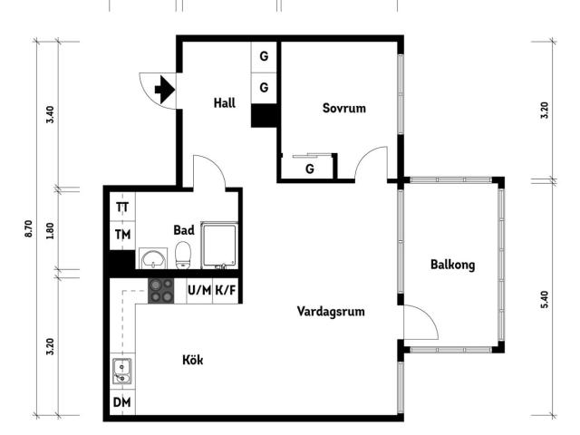 Bostadsrätt till salu i Pedagogen Park, Mölndal