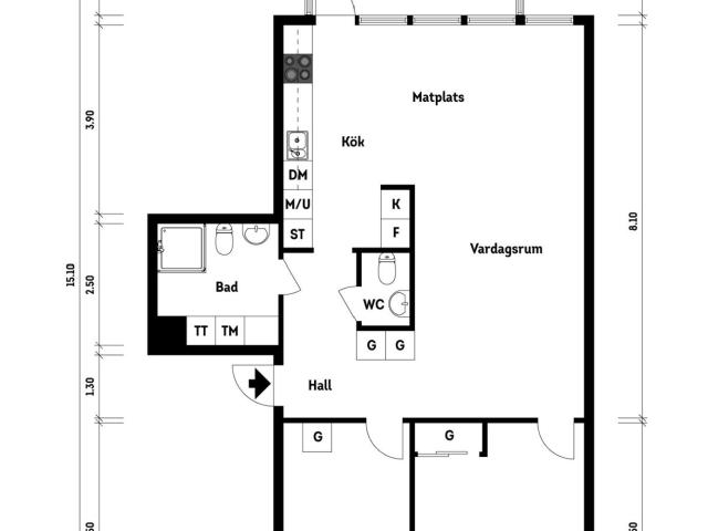 Bostadsrätt till salu