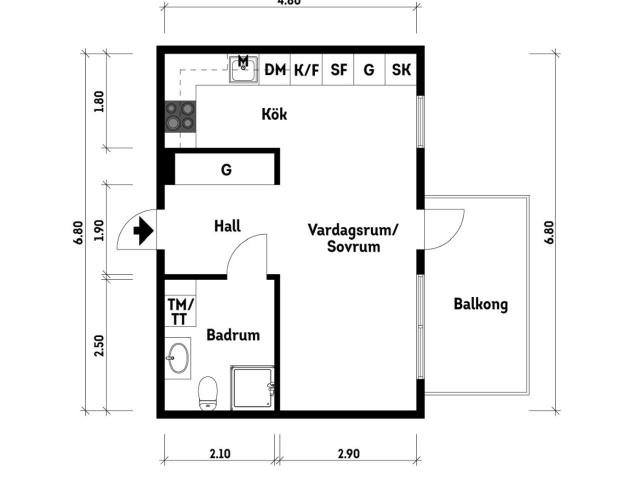 Bostadsrätt till salu i Pedagogen Park, Mölndal