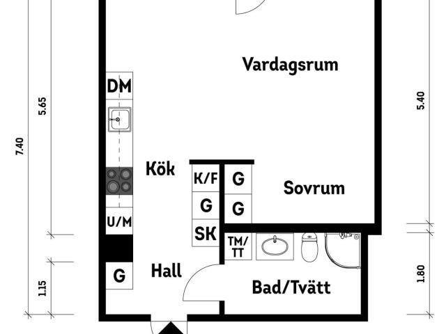 Bostadsrätt till salu i Bifrost, Mölndal