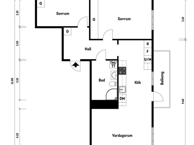 Bostadsrätt till salu i Alehagen, Mölnlycke