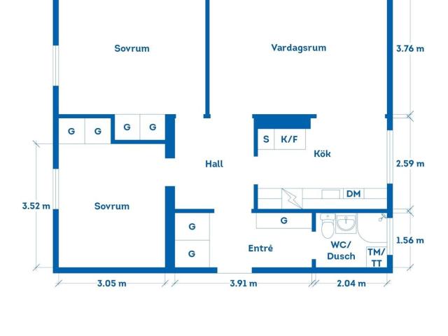 Bostadsrätt till salu i Motala, Östergötland