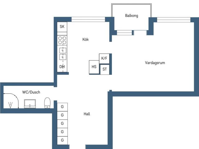 Bostadsrätt till salu i Nacka, Stockholm