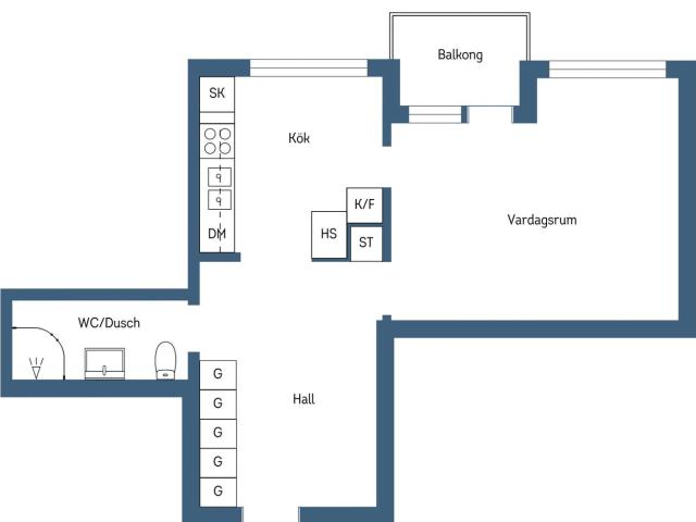 Bostadsrätt till salu i Nacka, Stockholm