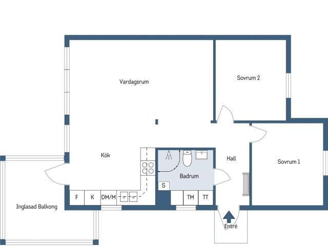 Bostadsrätt till salu i Skogalund, Nacka