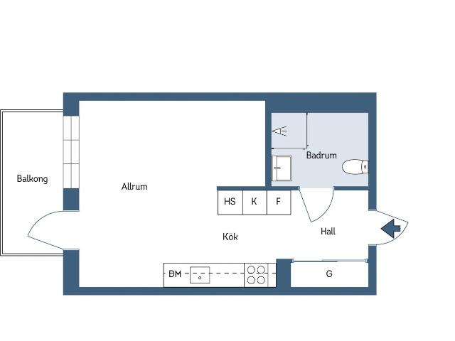 Bostadsrätt till salu i Nacka, Stockholm