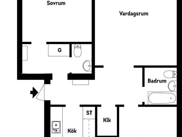 Bostadsrätt till salu i Nässjö, Jönköping