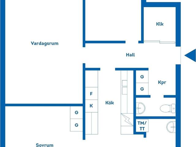 Bostadsrätt till salu i Vilbergen, Norrköping