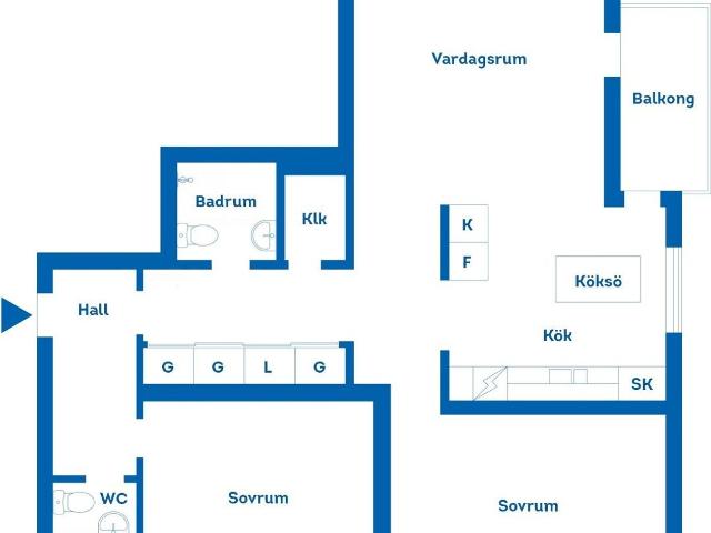 Bostadsrätt till salu i Taborsberg, Norrköping