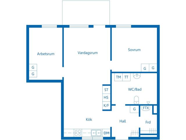 Bostadsrätt till salu i Norrtälje, Stockholm