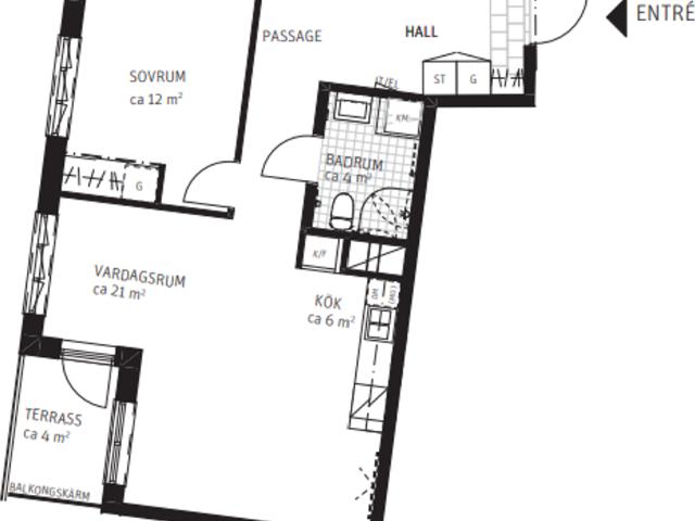 Bostadsrätt till salu i Norrtälje, Stockholm