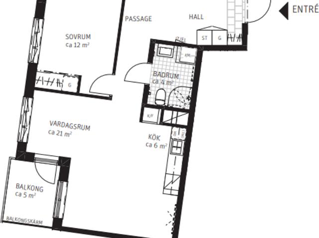 Bostadsrätt till salu i Norrtälje, Stockholm