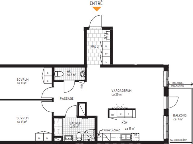 Bostadsrätt till salu i Norrtälje, Stockholm