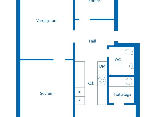 Bostadsrätt till salu i Stockholm