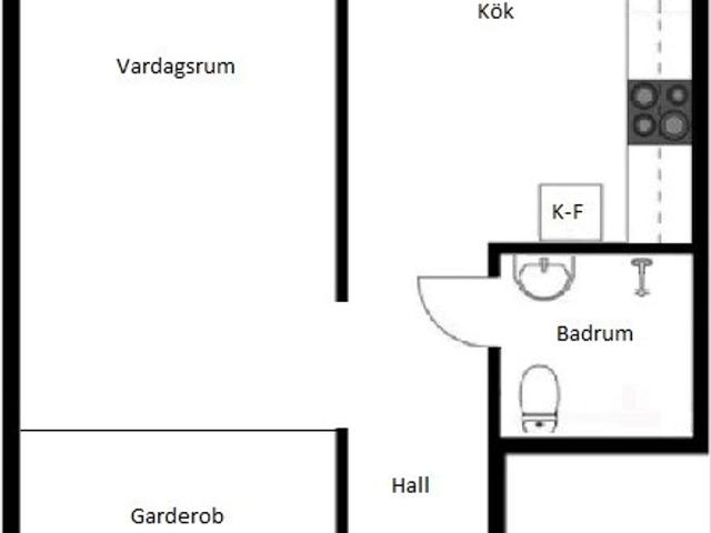 Bostadsrätt till salu i Nybro, Kalmar